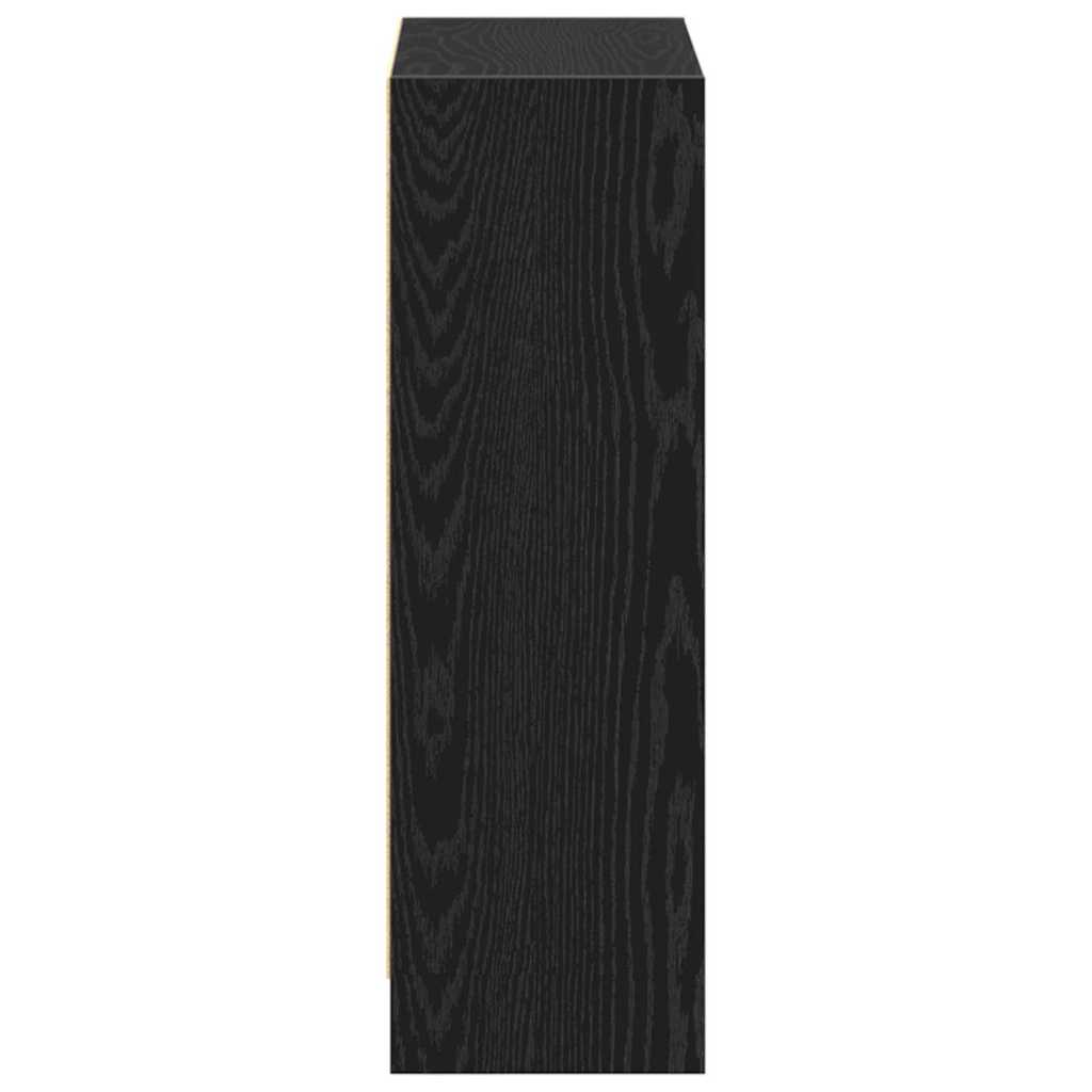 Ormarić za knjige Crni hrast 60 x 24 x 76 cm Konstruirano drvo