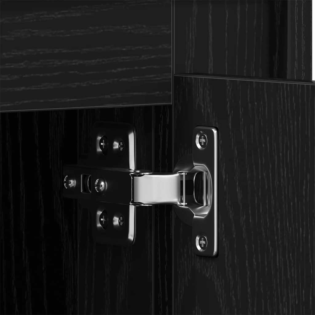 Kreveta Crni hrast 80 x 40 x 75 cm Konstruirano drvo