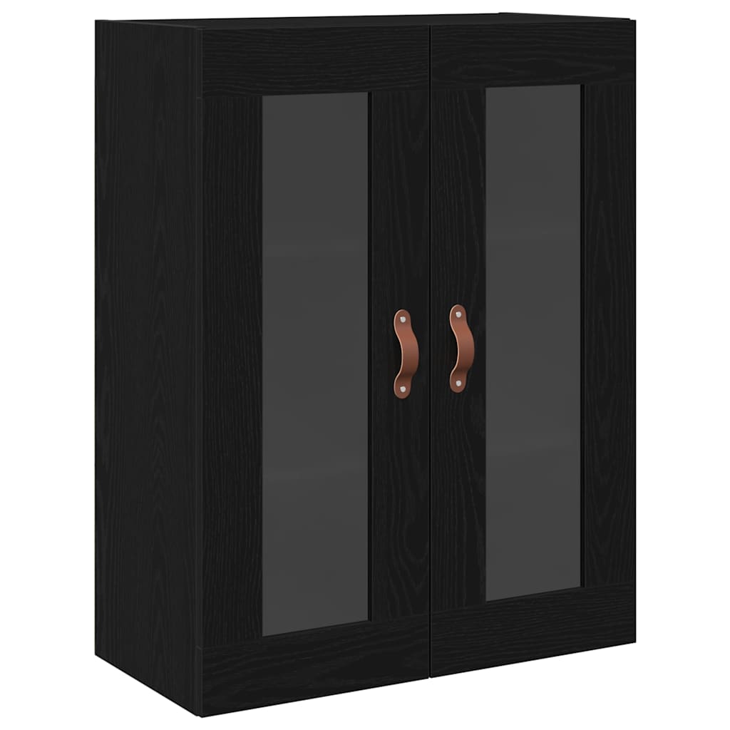 Ormar za Zid Crni hrast 69,5 x 34 x 90 cm Konstruirano drvo