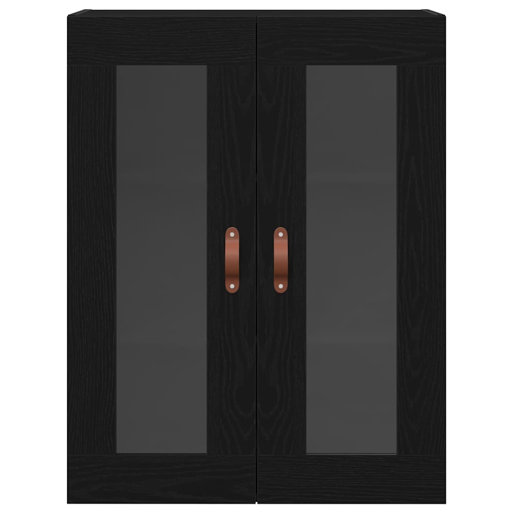 Ormar za Zid Crni hrast 69,5 x 34 x 90 cm Konstruirano drvo