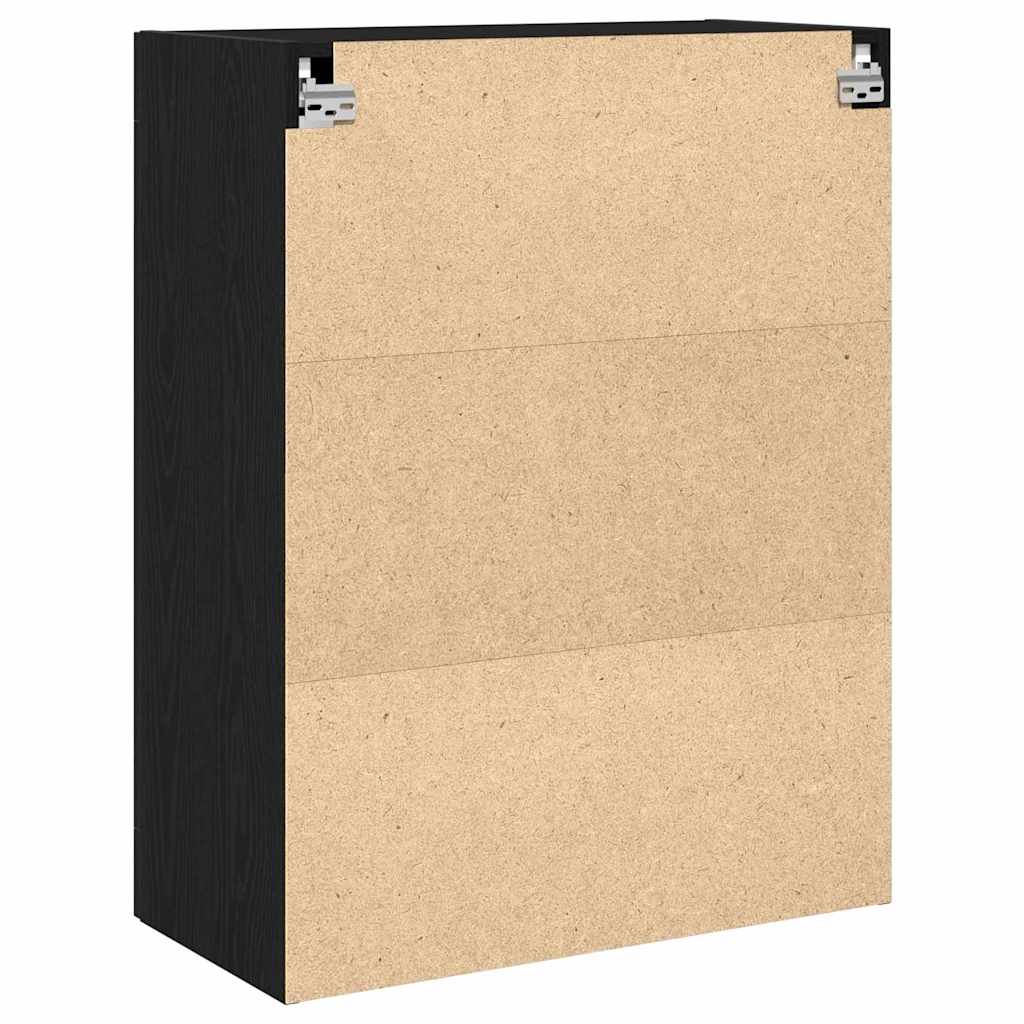 Ormar za Zid Crni hrast 69,5 x 34 x 90 cm Konstruirano drvo