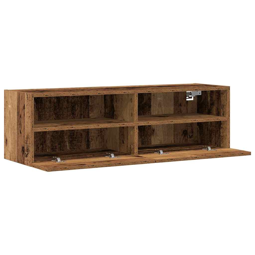 TV zidni ormar Staro drvo 100 x 30 x 30 cm Konstruirano drvo
