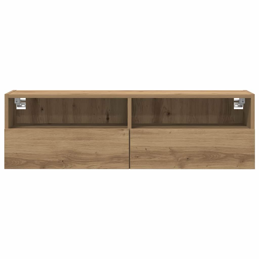 TV zidni ormar hrast artisan 100 x 30 x 30 cm Konstruirano drvo