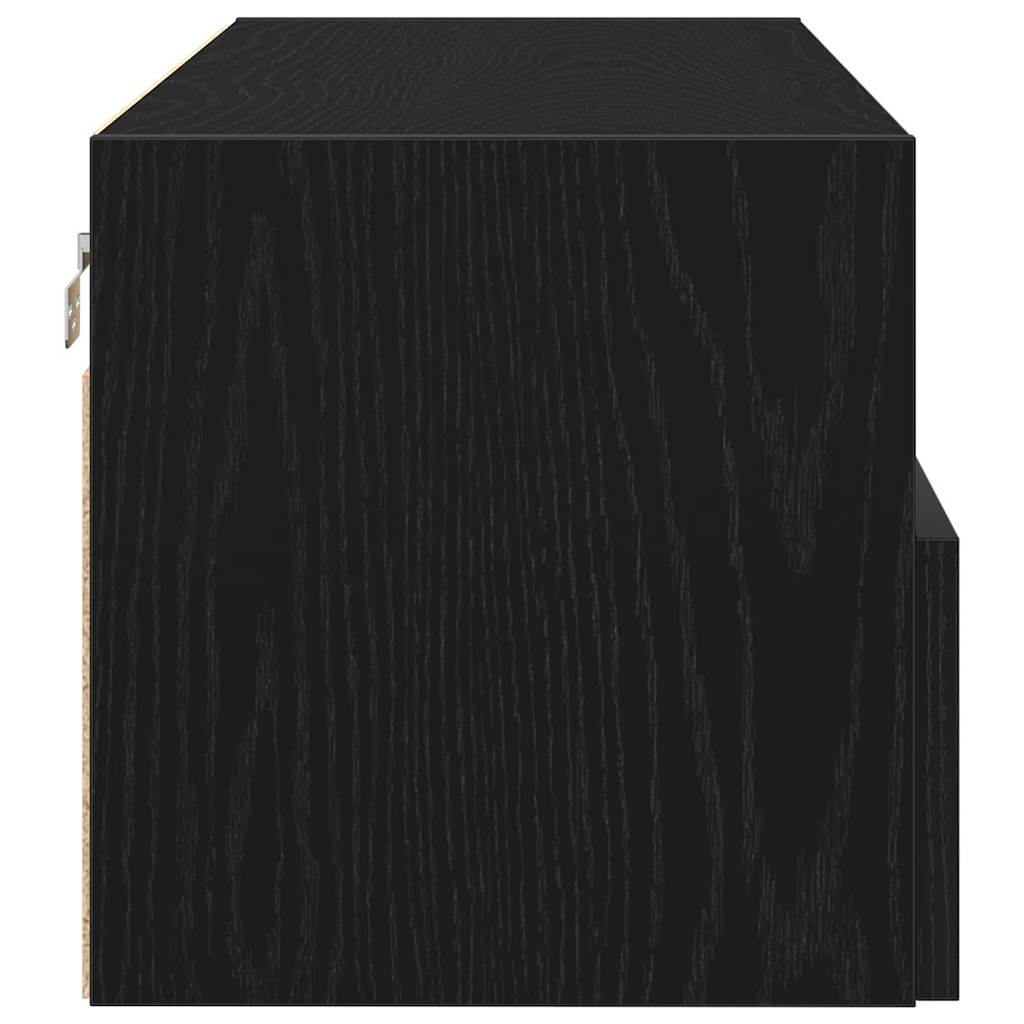 TV zidni ormar Crni hrast 100 x 30 x 30 cm Konstruirano drvo