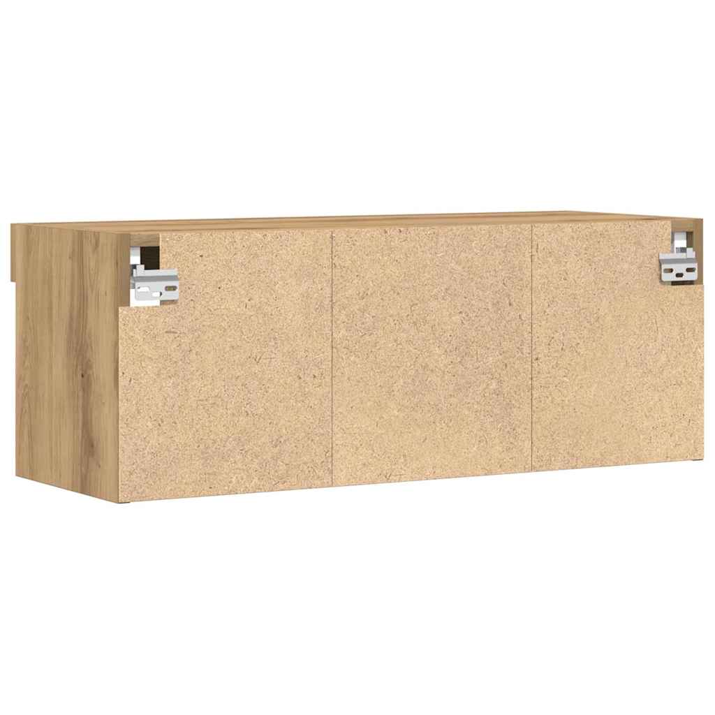 Set TV komoda hrast artisan 80 x 30 x 30 cm Konstruirano drvo