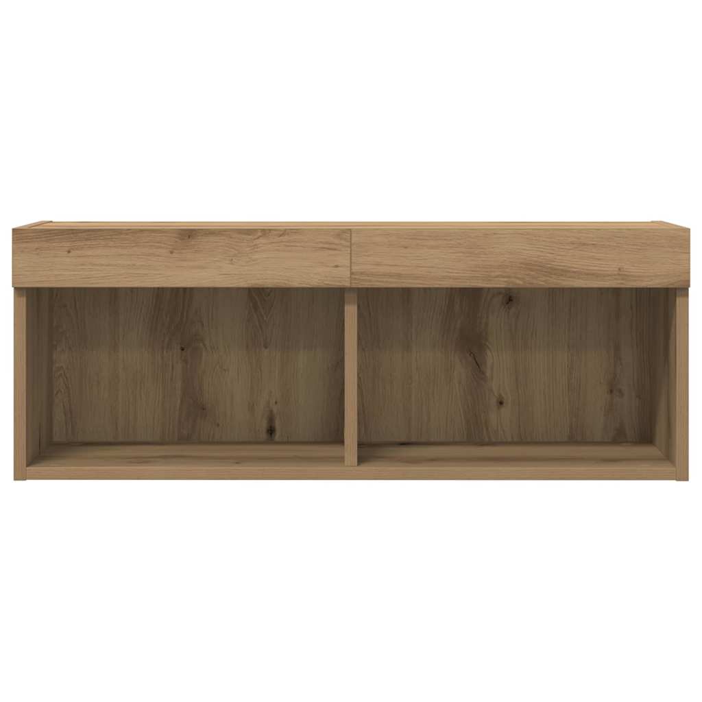 Set TV komoda hrast artisan 80 x 30 x 30 cm Konstruirano drvo