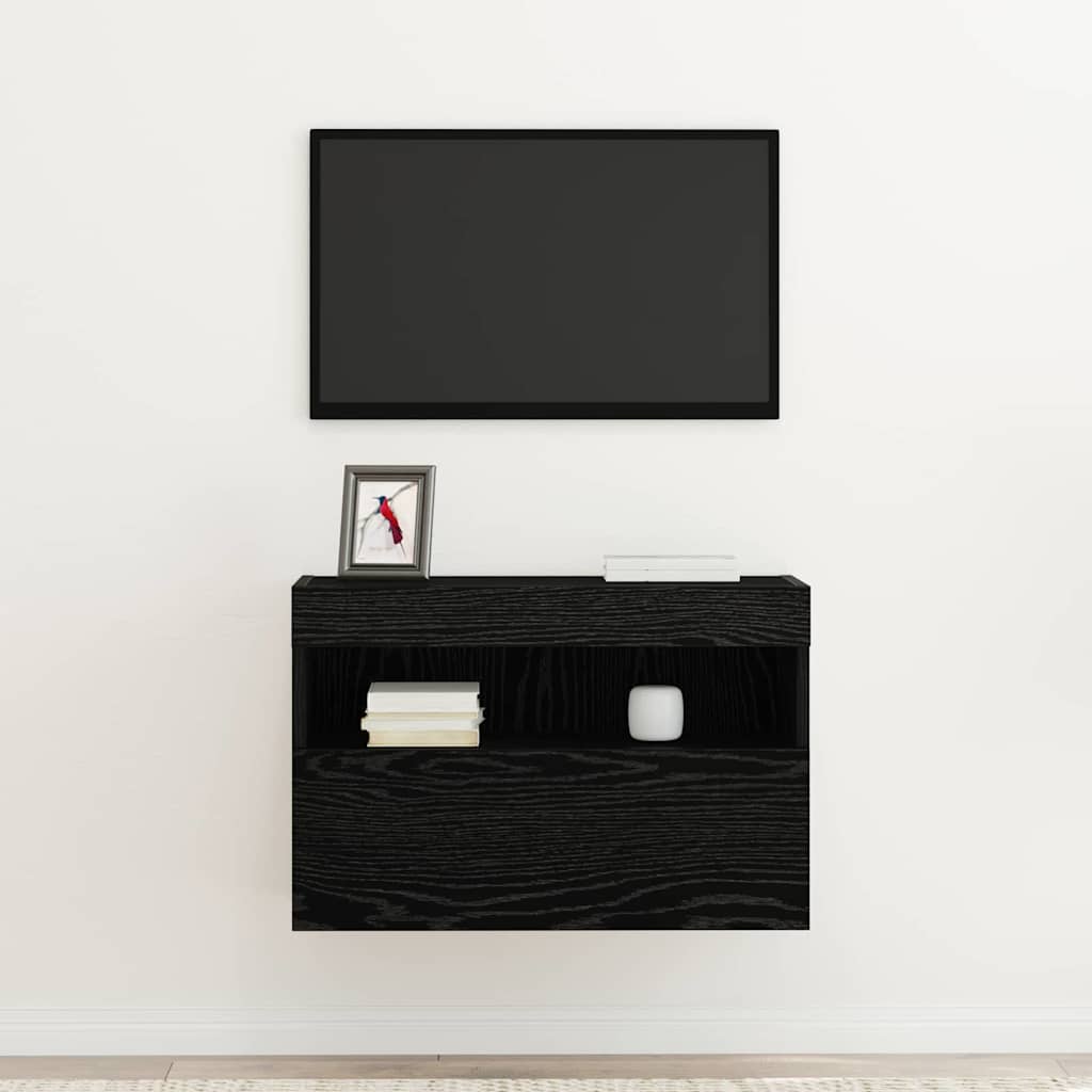 TV zidni ormar Crni hrast 60 x 30 x 40 cm Konstruirano drvo