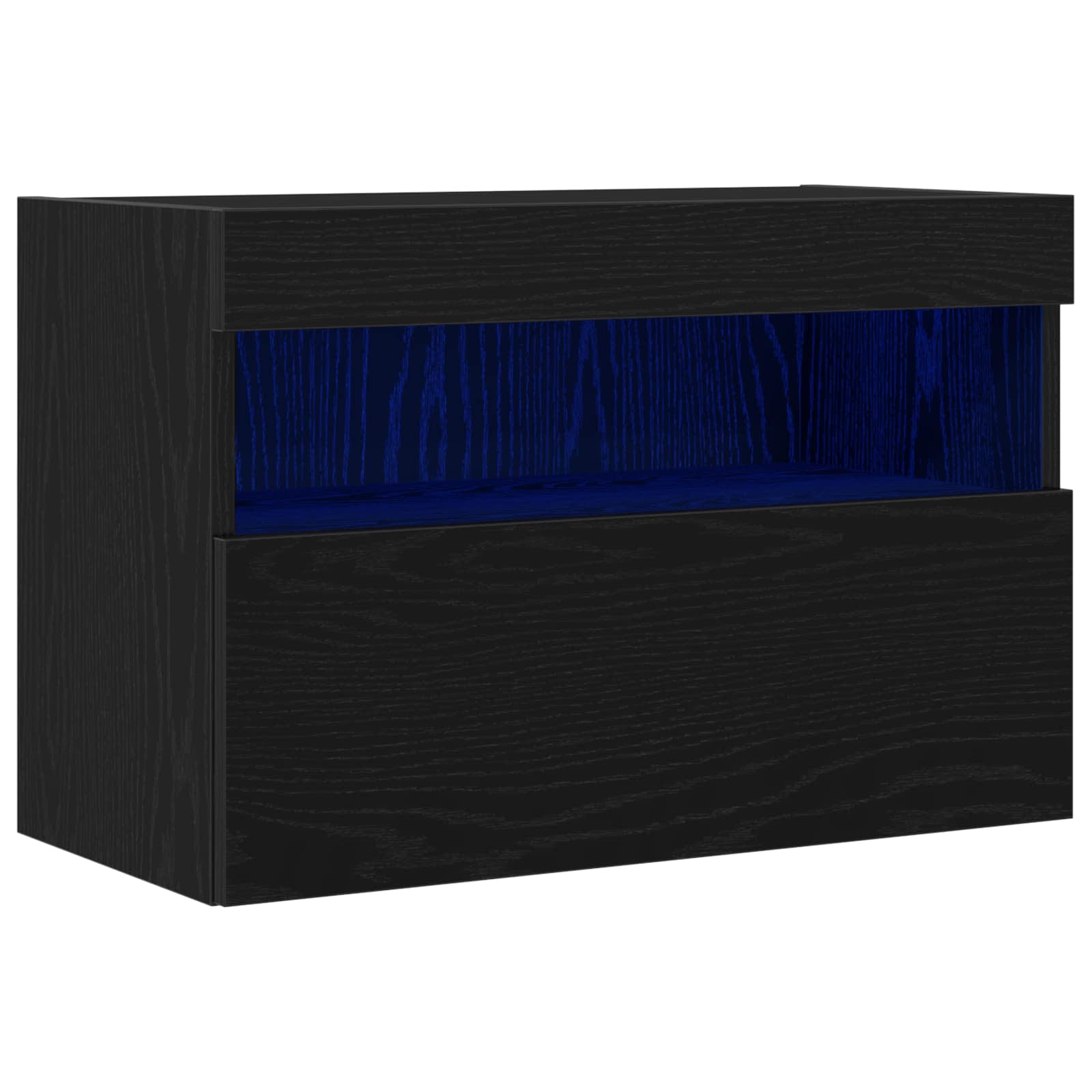 TV zidni ormar Crni hrast 60 x 30 x 40 cm Konstruirano drvo