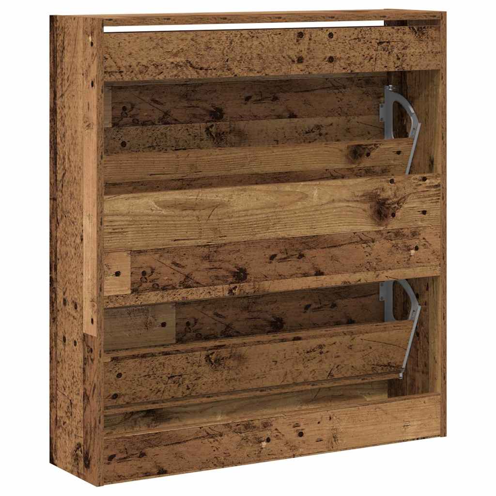 Ormar za cipele Staro drvo 80 x 21 x 87,5 cm Konstruirano drvo