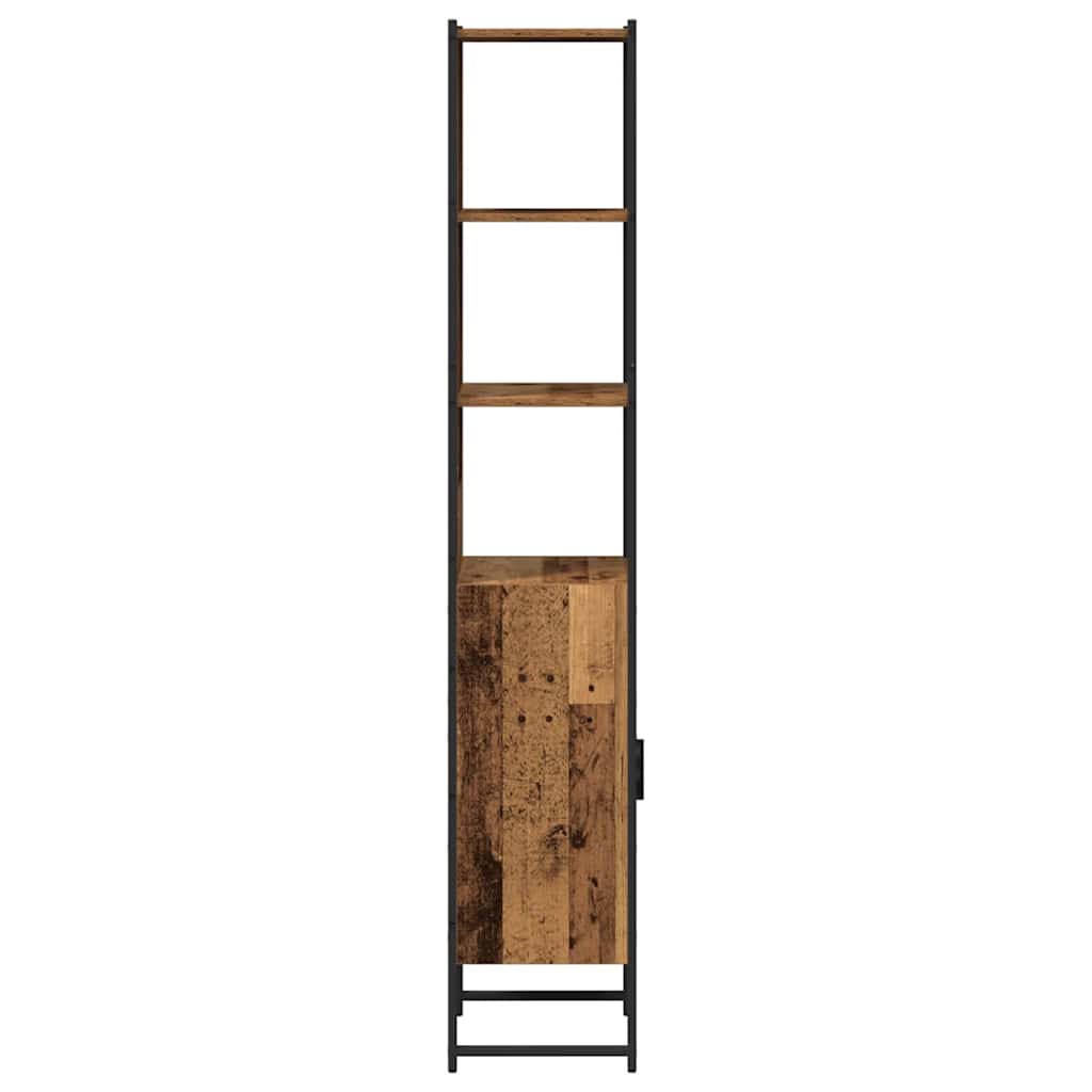 Kupaonski ormar Staro drvo 33 x 33 x 185,5 cm Konstruirano drvo