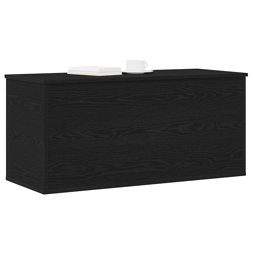 Kutija za spremanje s pohranom Crni hrast 100 x 42 x 46 cm