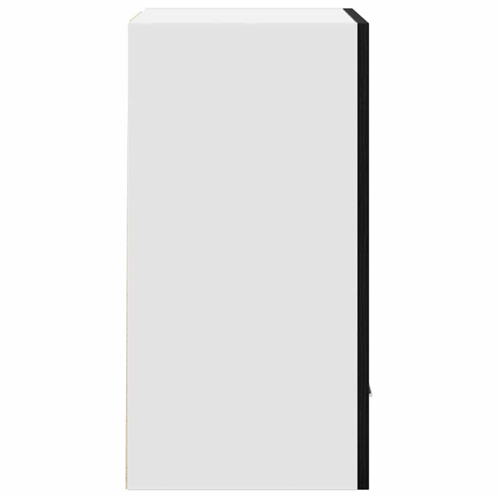 Viseći ormarić s policom Lyon 2 pcs Crni hrast 50 x 31 x 60 cm