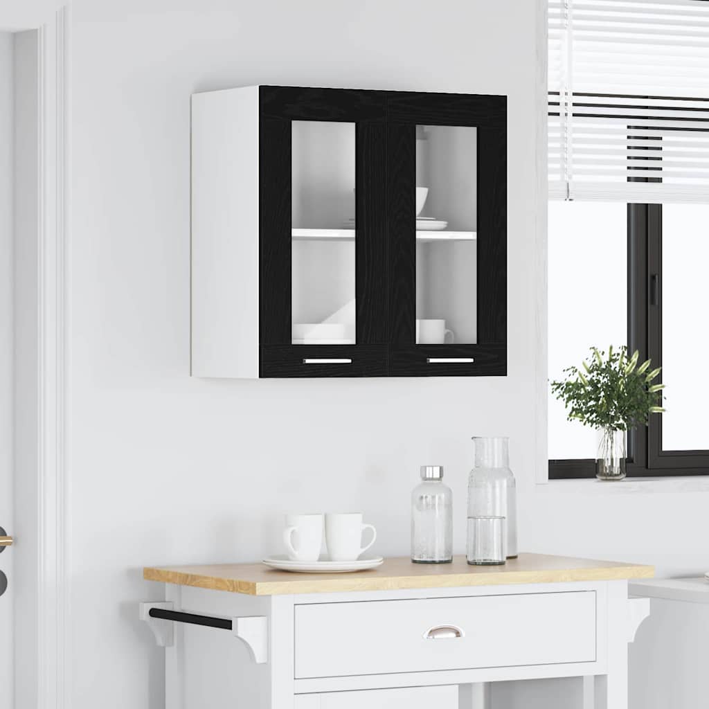 Viseći ormarić Crni hrast 60 x 31 x 60 cm Konstruirano drvo