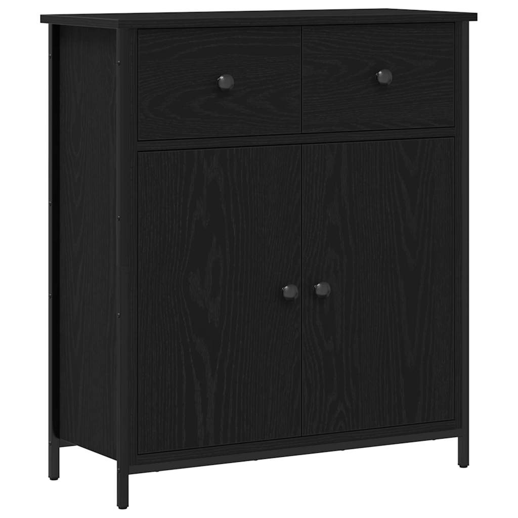Kreveta s ladicama Crni hrast 70 x 30 x 80 cm Konstruirano drvo