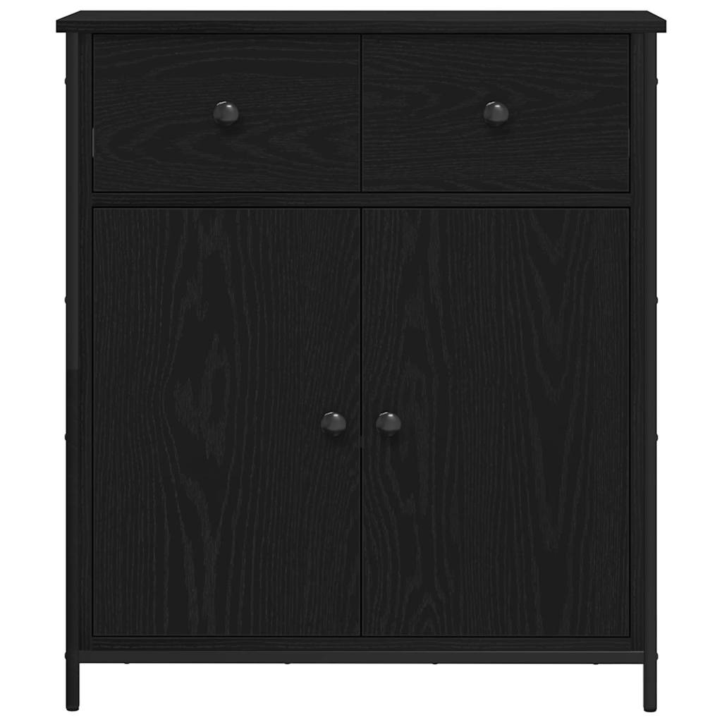 Kreveta s ladicama Crni hrast 70 x 30 x 80 cm Konstruirano drvo