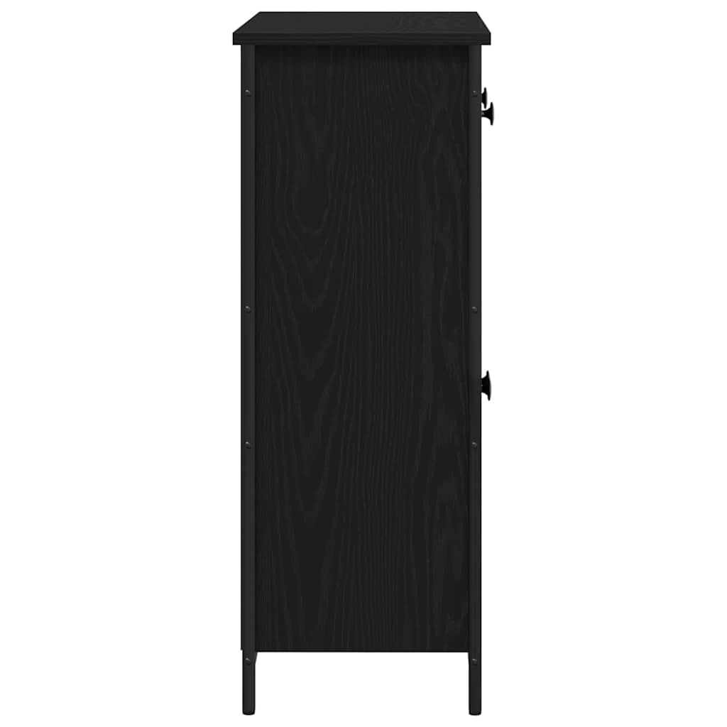 Kreveta s ladicama Crni hrast 70 x 30 x 80 cm Konstruirano drvo