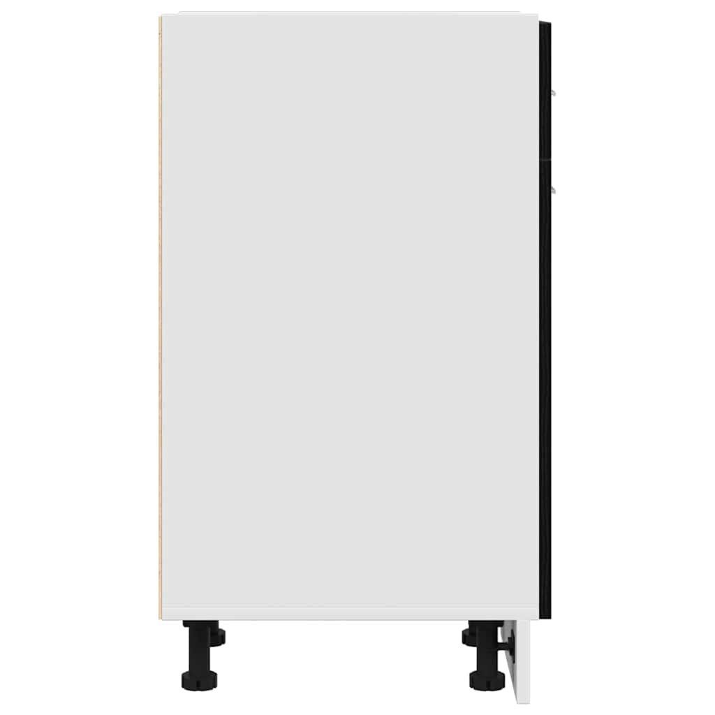 Viseći ormarić Crni hrast 30 x 46 x 81,5 cm Konstruirano drvo