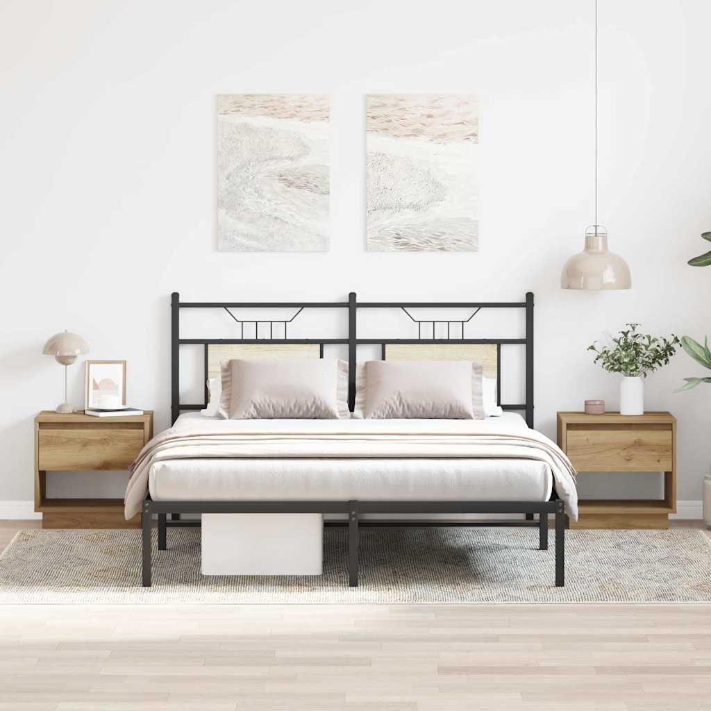 Noćni ormarić s ladicama 2 pcs Umjetnički hrast 45 x 34 x 44 cm