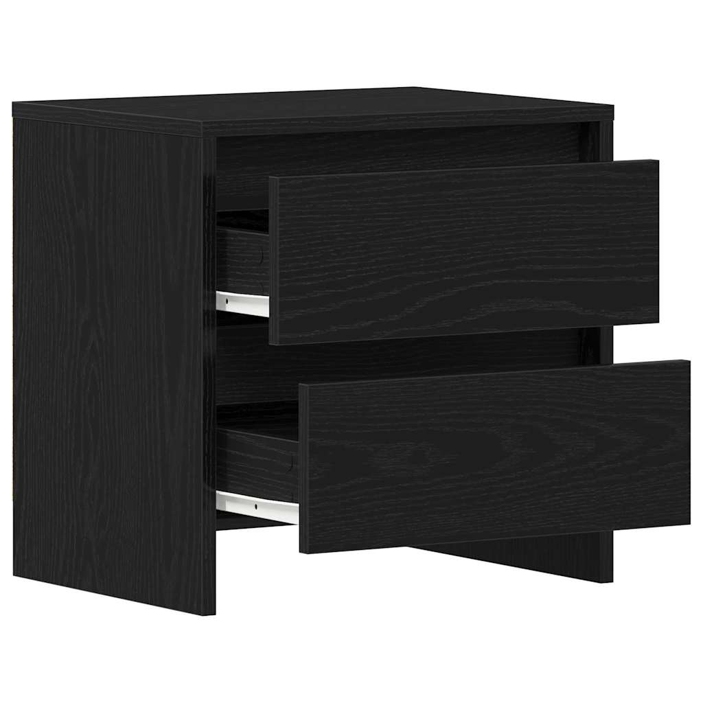 Noćni ormar Crni hrast 45 x 34 x 44,5 cm Konstruirano drvo