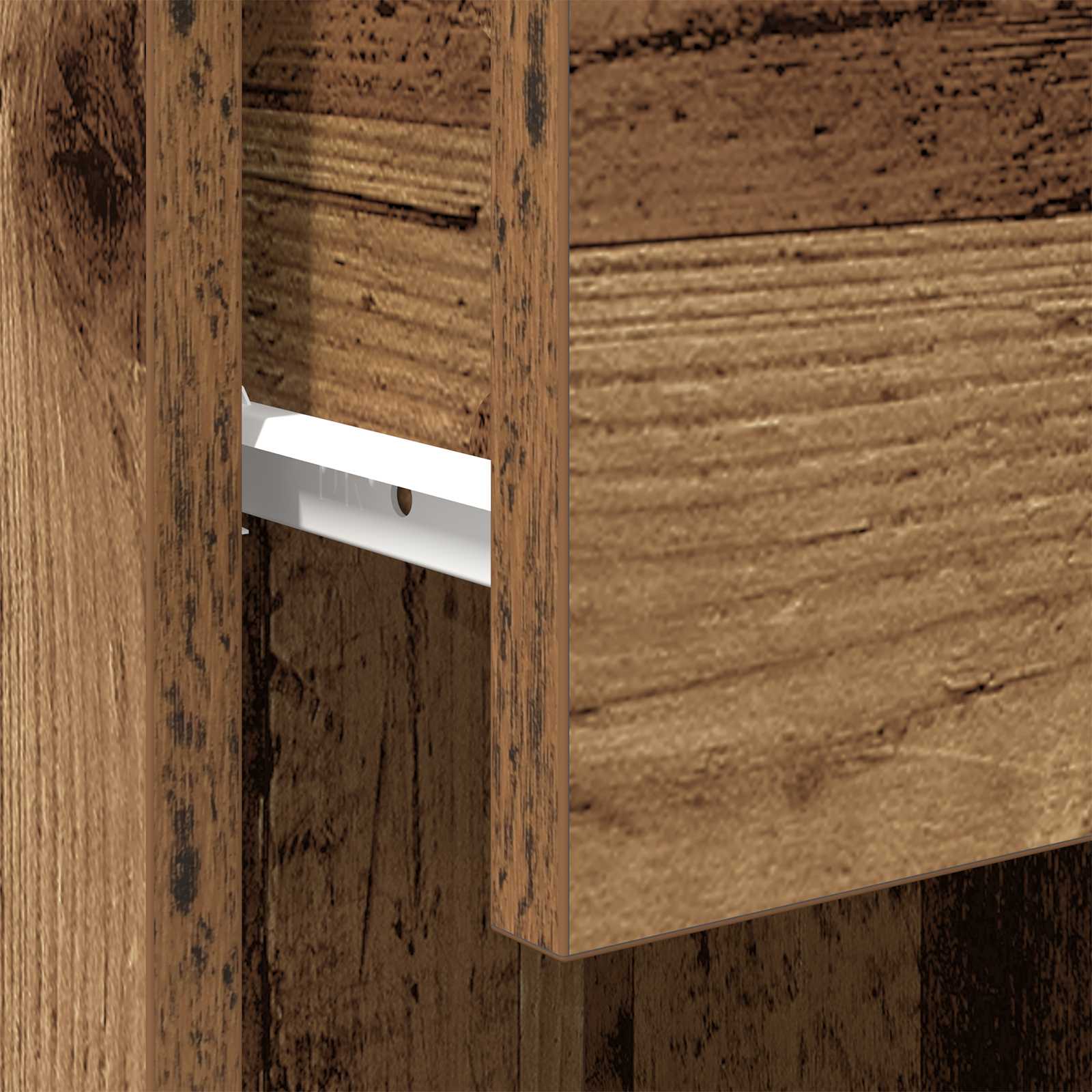 Kupaonski ormar Staro drvo 32 x 34 x 90 cm Konstruirano drvo