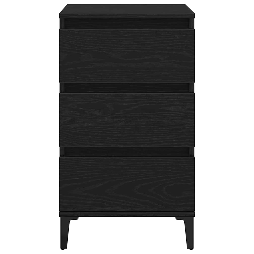 Noćni ormar Crni hrast 45 x 35 x 44 cm Konstruirano drvo