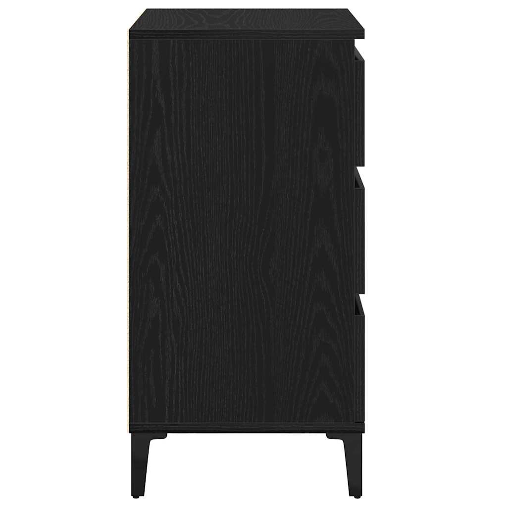 Noćni ormar Crni hrast 45 x 35 x 44 cm Konstruirano drvo
