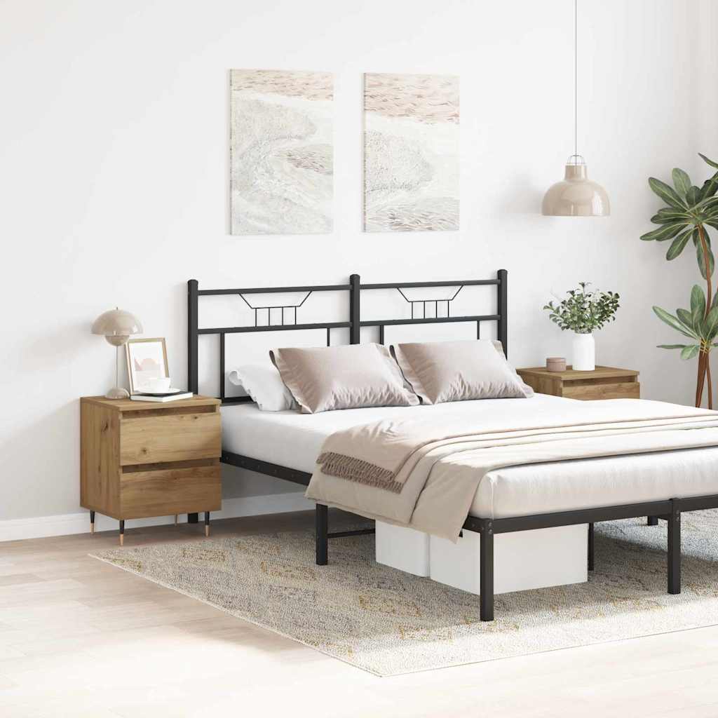 Noćni ormar s ladicama 2 pcs Umjetnički hrast 40 x 35 x 50 cm