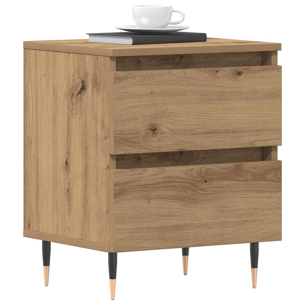 Noćni ormar s ladicama 2 pcs Umjetnički hrast 40 x 35 x 50 cm