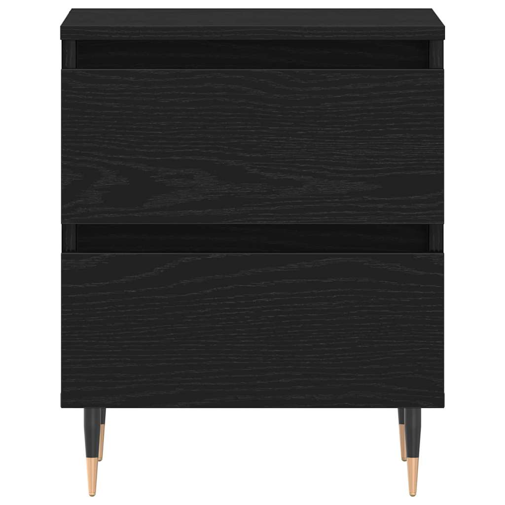 Noćni ormar Crni hrast 40 x 35 x 50 cm Konstruirano drvo