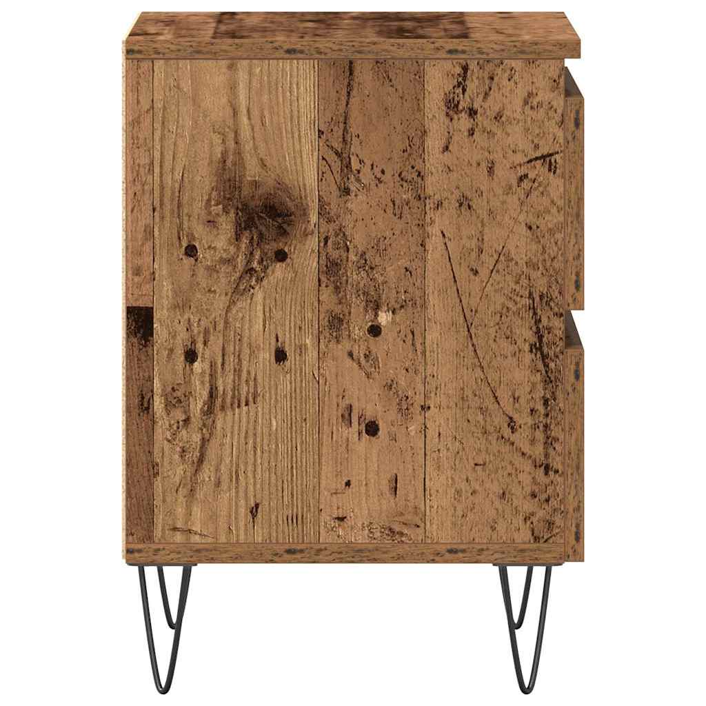 Noćni ormar Staro drvo 40 x 35 x 50 cm Konstruirano drvo