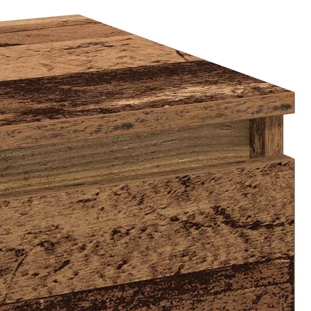 Noćni ormar 2 pcs Staro drvo 40 x 35 x 50 cm Konstruirano drvo