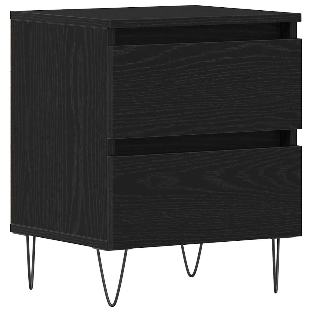 Noćni ormar Crni hrast 40 x 35 x 50 cm Konstruirano drvo