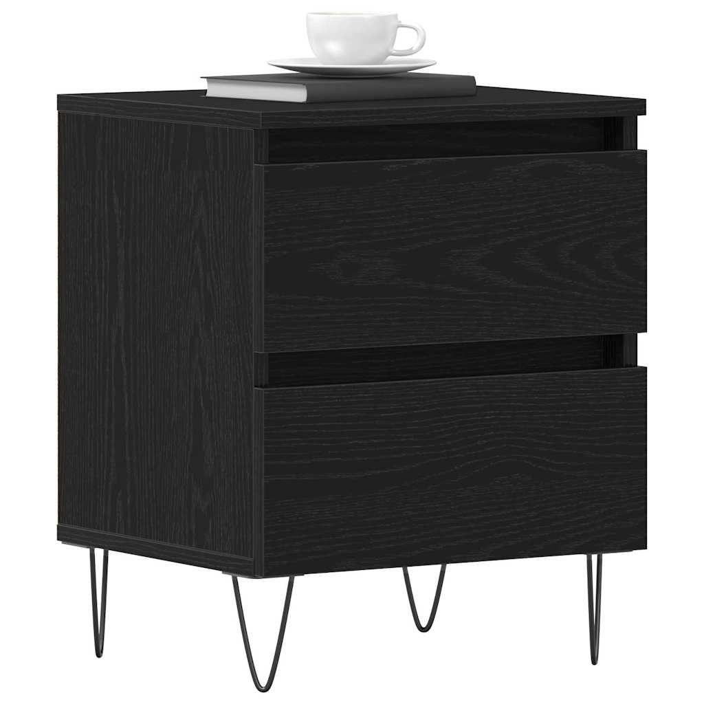 Noćni ormar Crni hrast 40 x 35 x 50 cm Konstruirano drvo