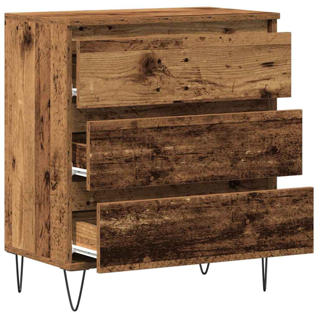Kreveta s ladicama Staro drvo 60 x 35 x 70 cm Konstruirano drvo