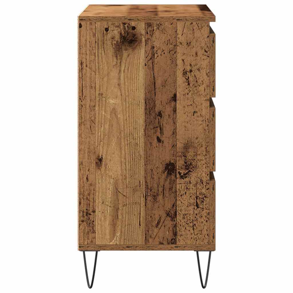 Kreveta s ladicama Staro drvo 60 x 35 x 70 cm Konstruirano drvo