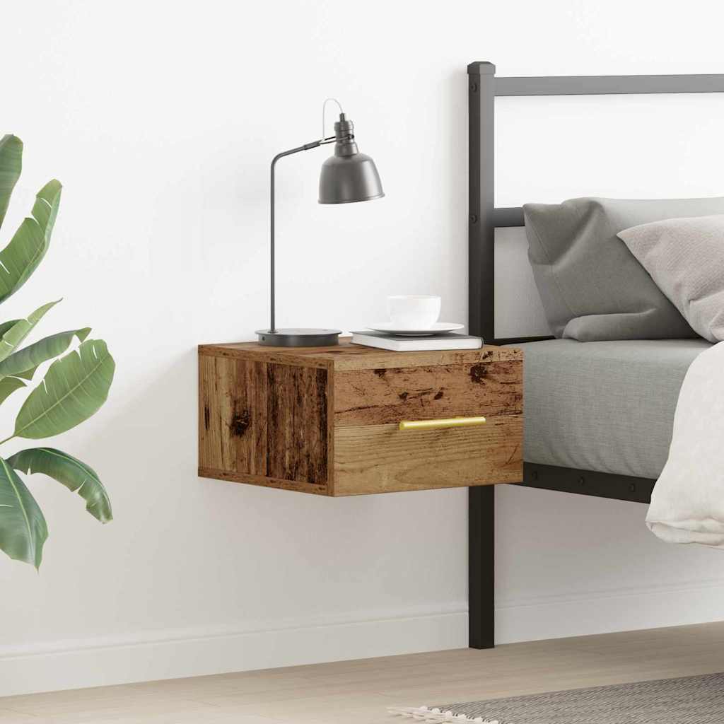 Noćni ormar Zidne Staro drvo 35 x 35 x 20 cm Konstruirano drvo