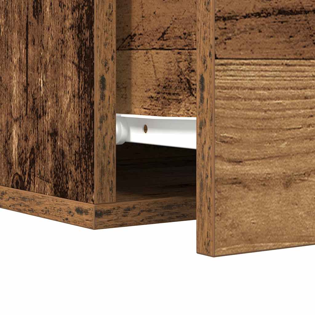 Noćni ormar 2 pcs Staro drvo 35 x 35 x 20 cm Konstruirano drvo