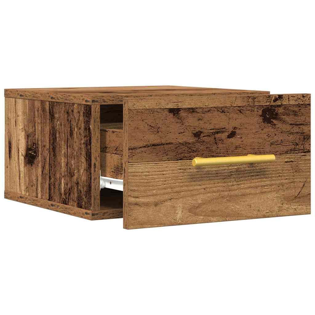 Noćni ormar 2 pcs Staro drvo 35 x 35 x 20 cm Konstruirano drvo