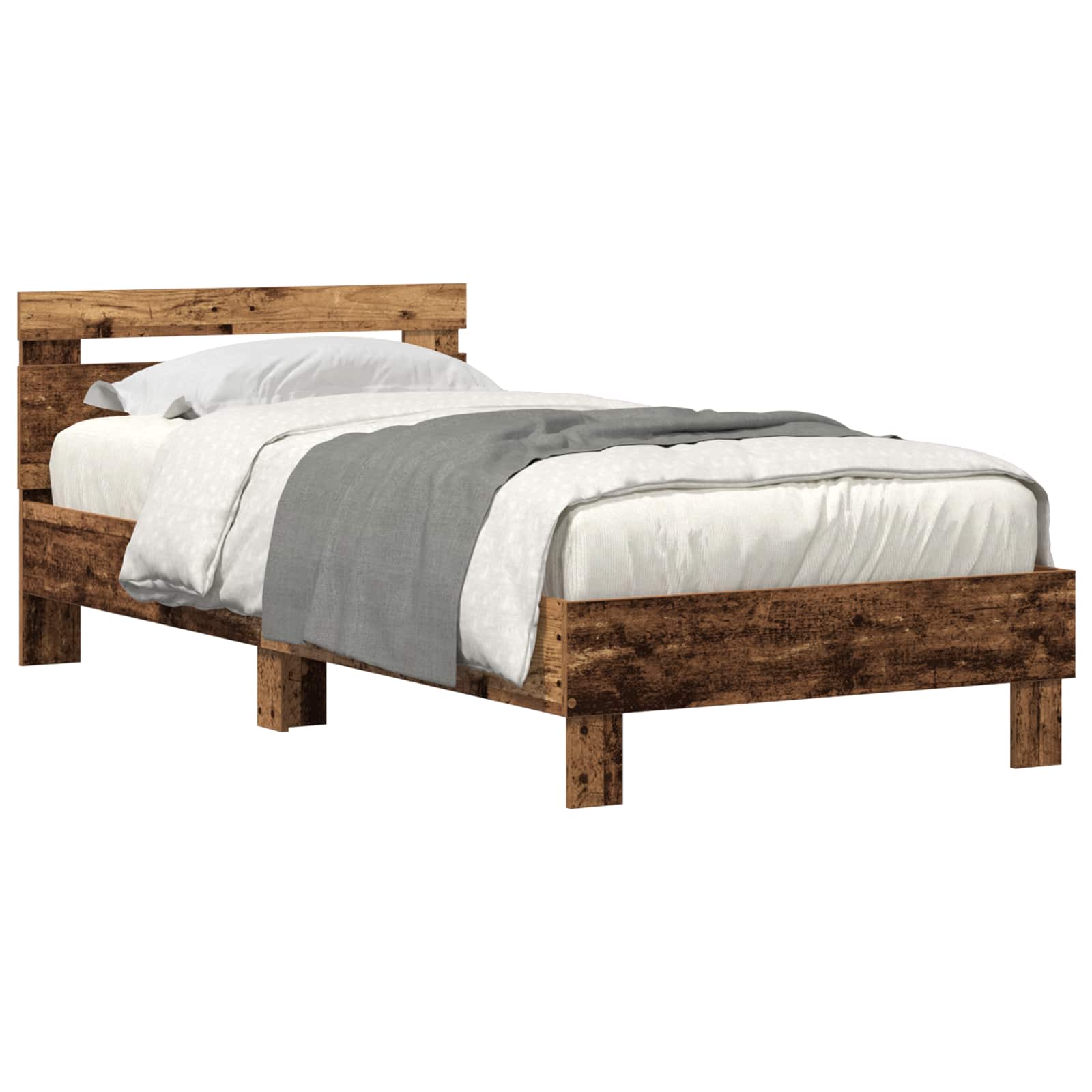 Krevetna konstrukcija Staro drvo 90 x 190 cm Konstruirano drvo