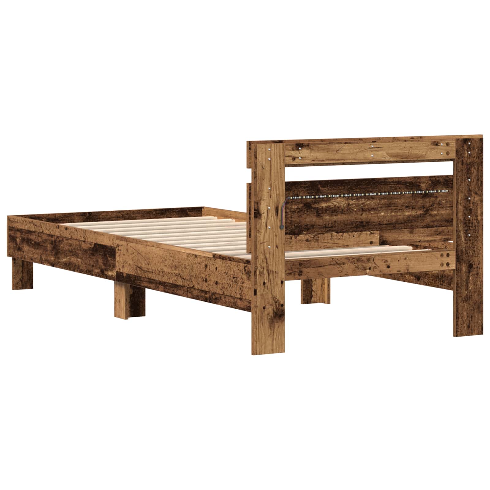 Krevetna konstrukcija Staro drvo 90 x 190 cm Konstruirano drvo
