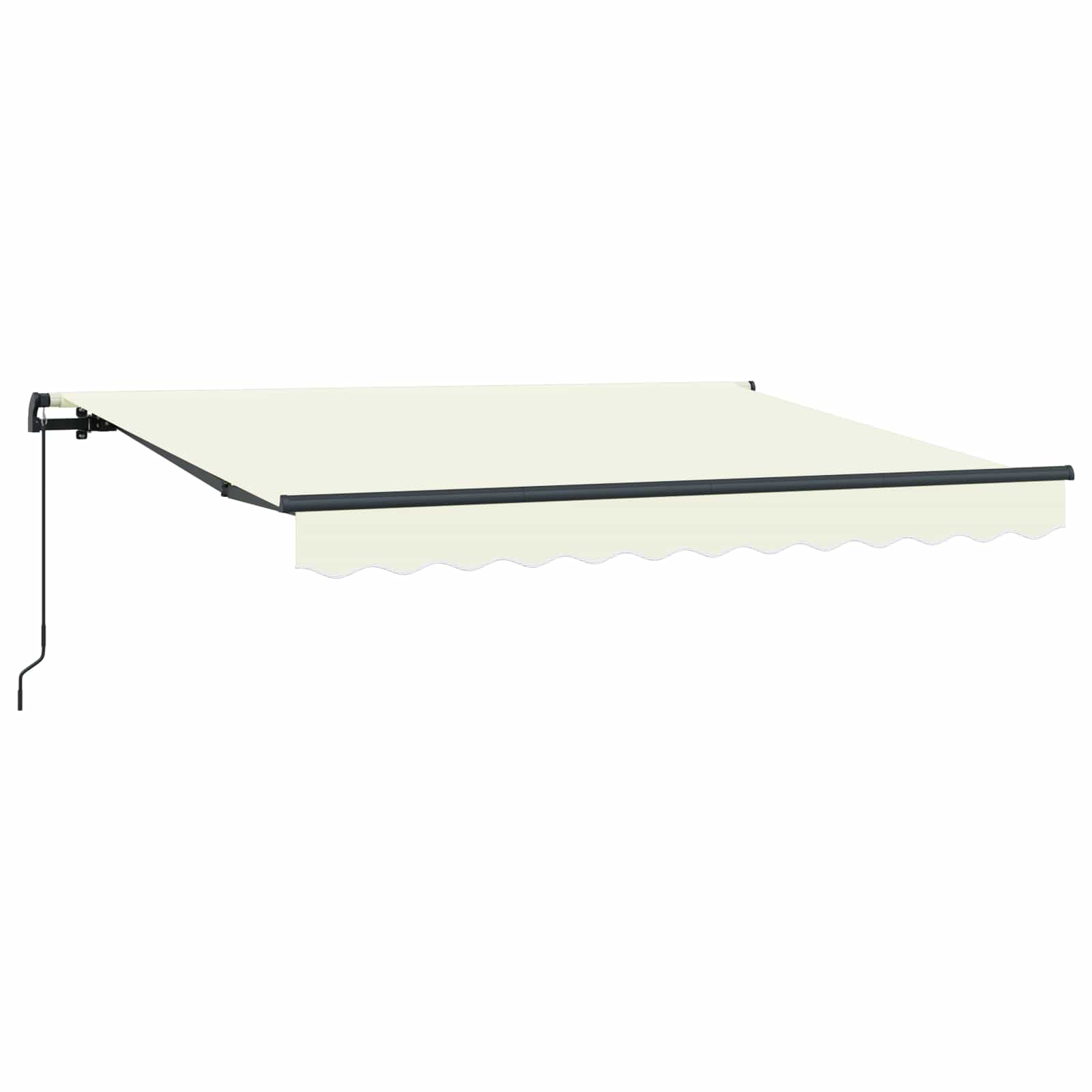 Skrovita tenda Krema 250 x 200 cm tkanina