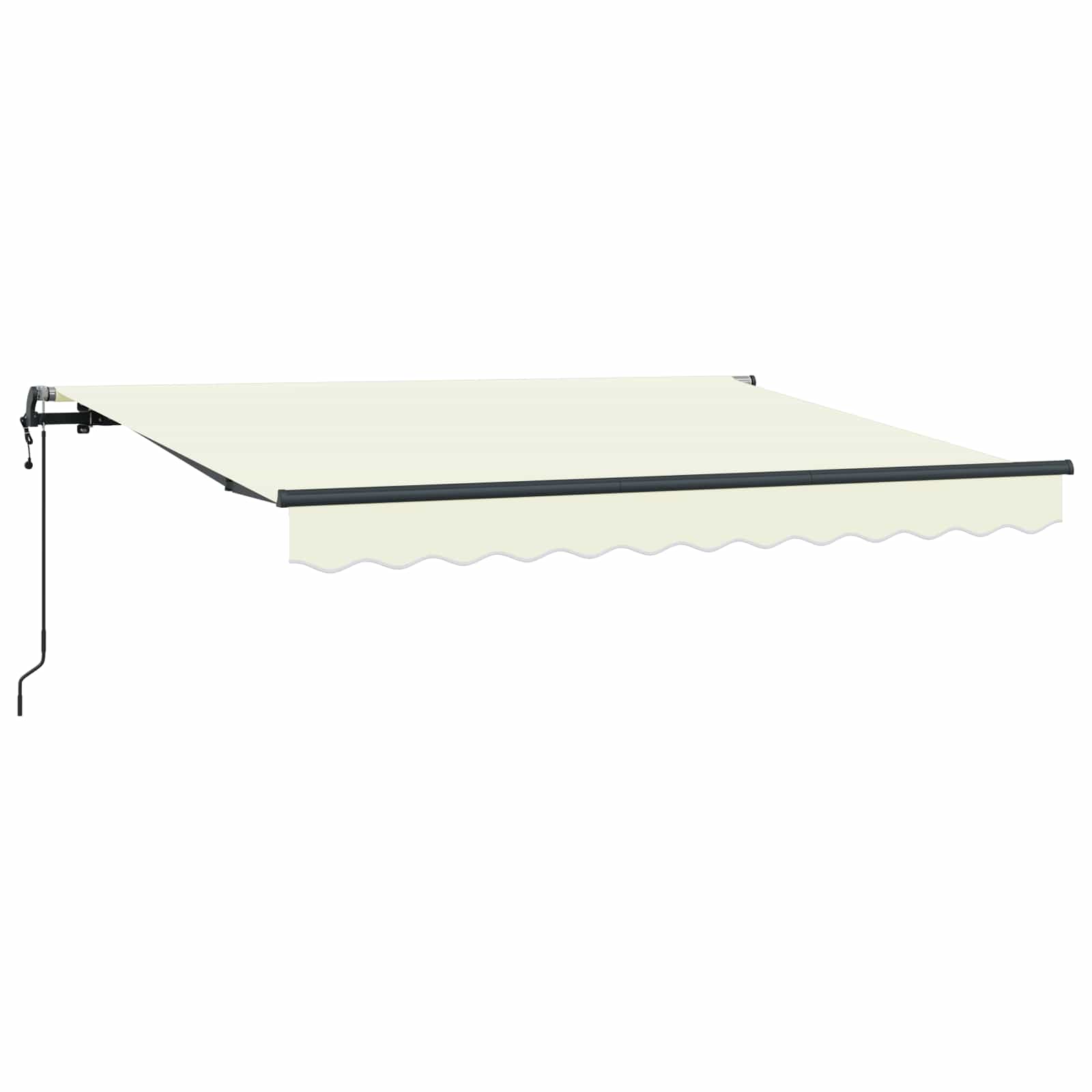 Skrovita tenda Krema 250 x 200 cm tkanina