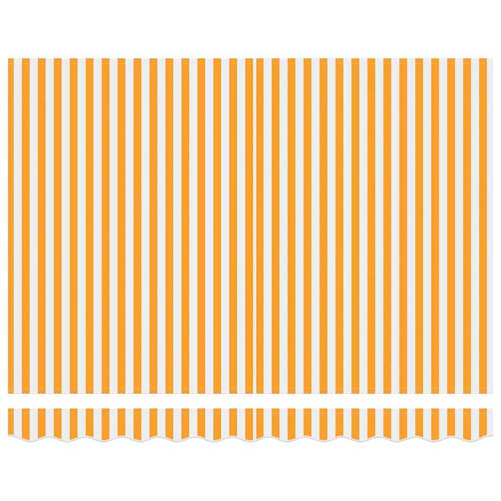 Okvir tende Žuta i bijela 250 x 200 cm Poliester s PU premazom