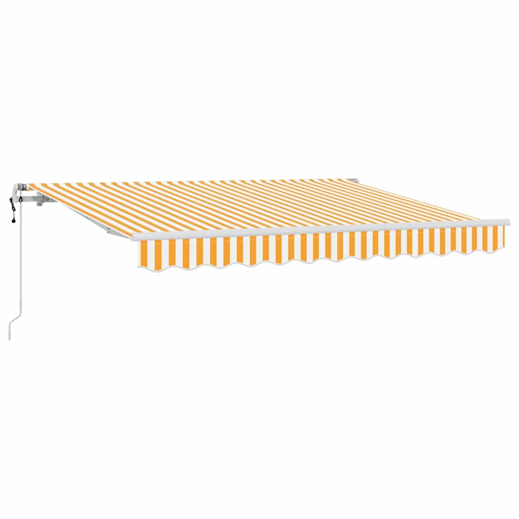 Skrovita tenda Žuta 250 x 200 cm tkanina