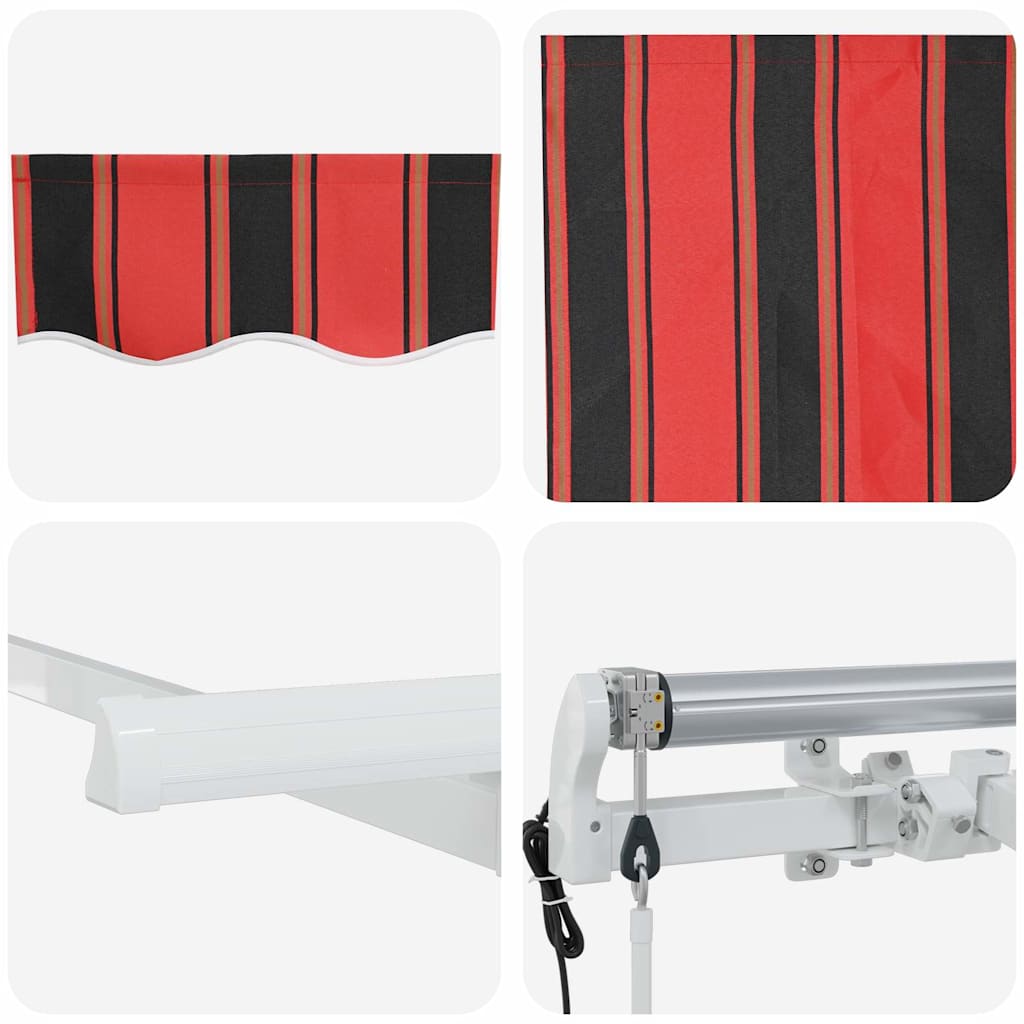 Skrovita tenda Narančasta 250 x 200 cm tkanina