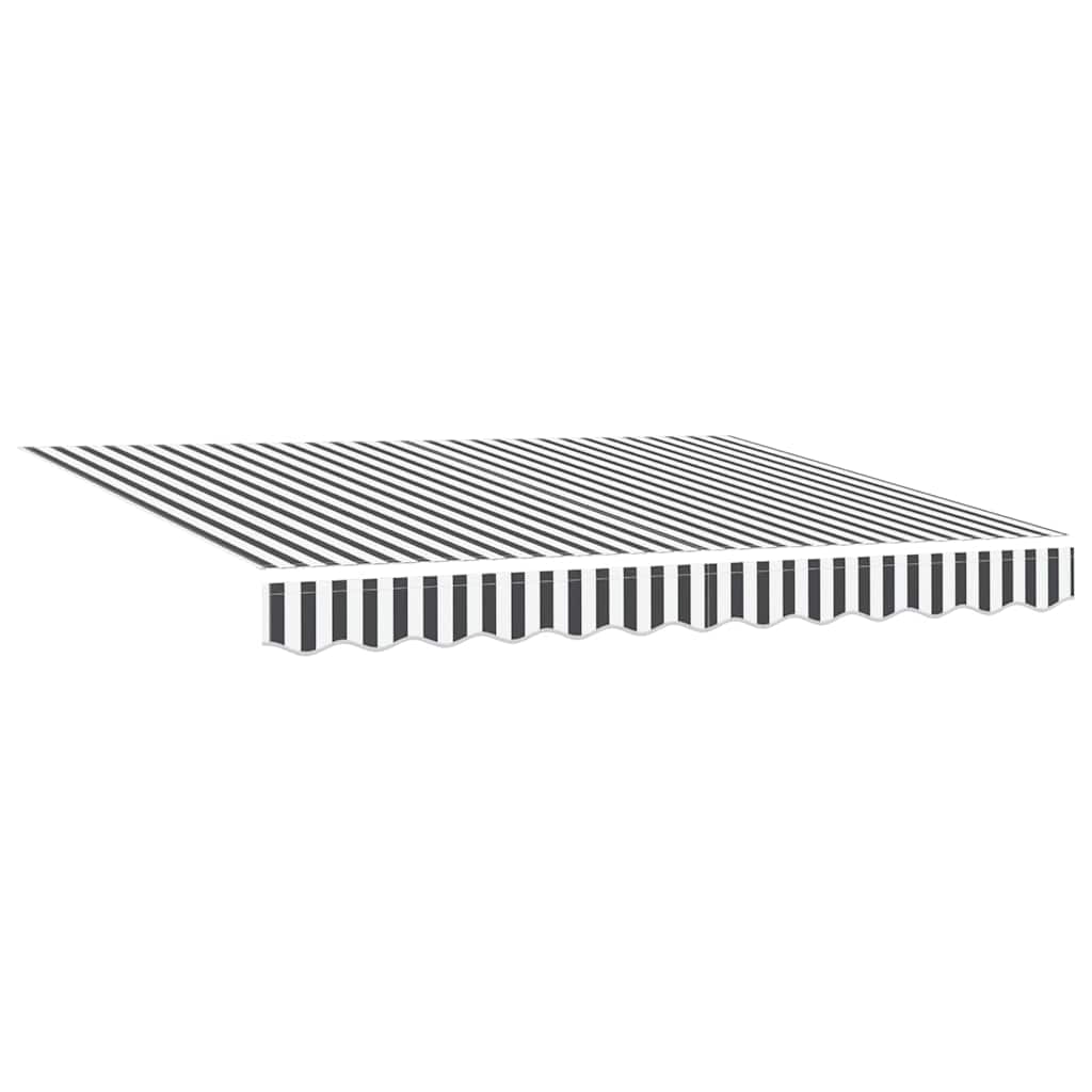 Skrovita tenda Antracit 250 x 200 cm tkanina