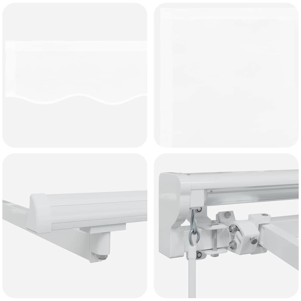 Okvir tende Bijeli 250 x 200 cm Poliester s PU premazom