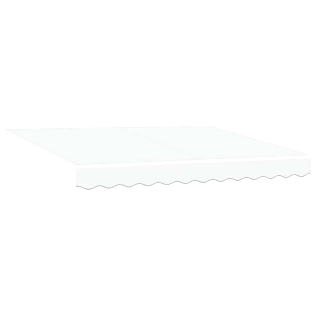 Skrovita tenda Bijelo 250 x 200 cm tkanina