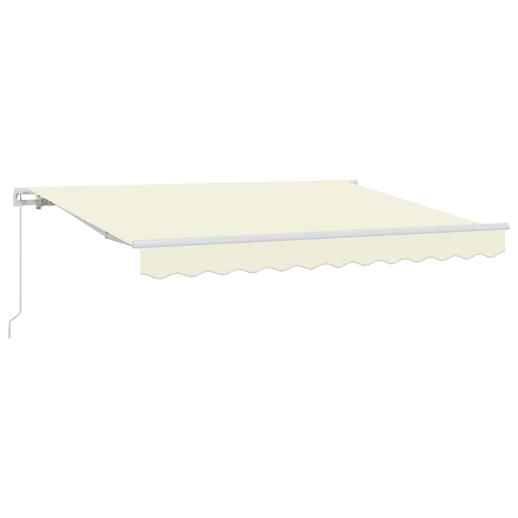 Skrovita tenda Krema 300 x 200 cm tkanina