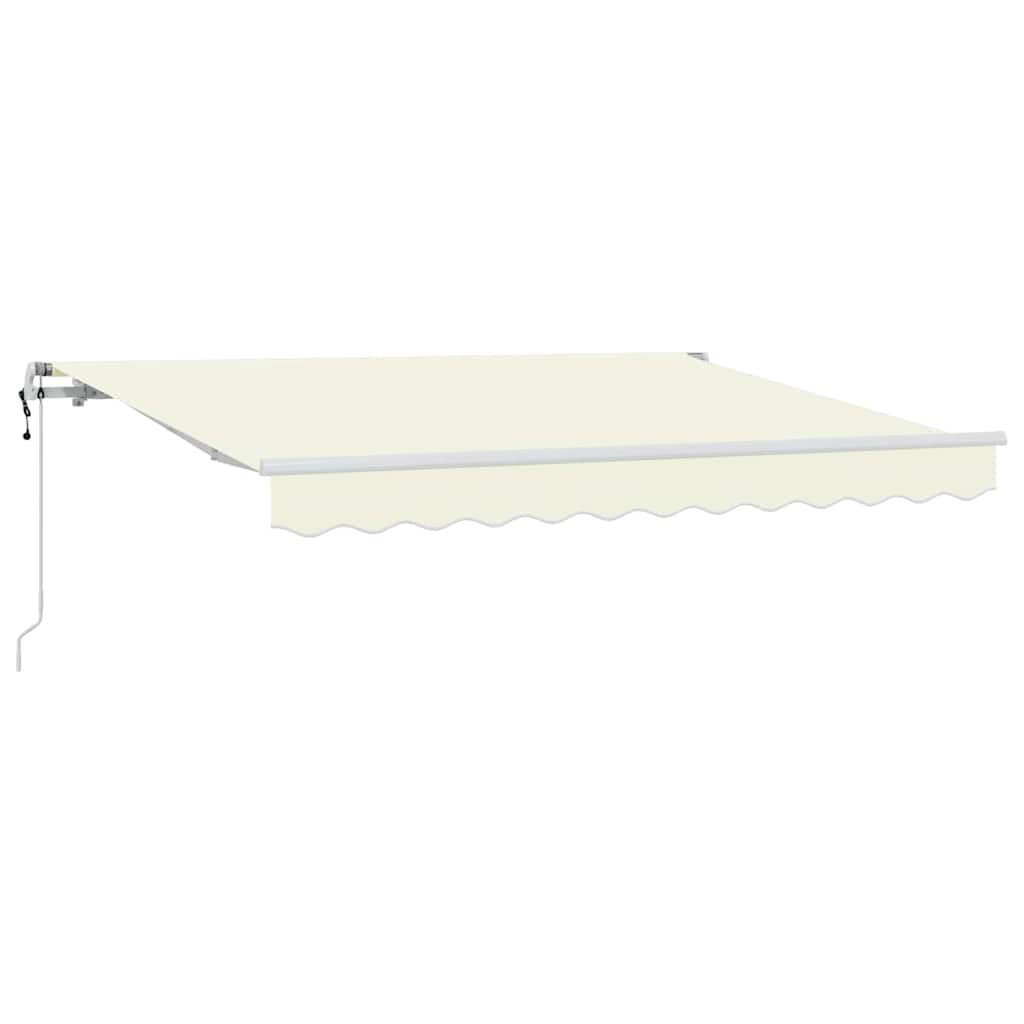 Skrovita tenda Krema 300 x 200 cm tkanina